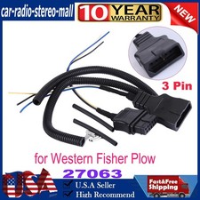 3pin Repair End Set For Western Fisher Plow And Truck Side Wiring Harness 3 Plug 3pin Repair End Set For Western Fisher Plow And Truck Side Wiring Harness 3 Plug