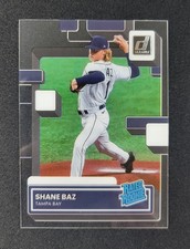 Shane Baz RC 2022 Panini Chronicles Clearly Donruss #54 Rated Rookie Rays