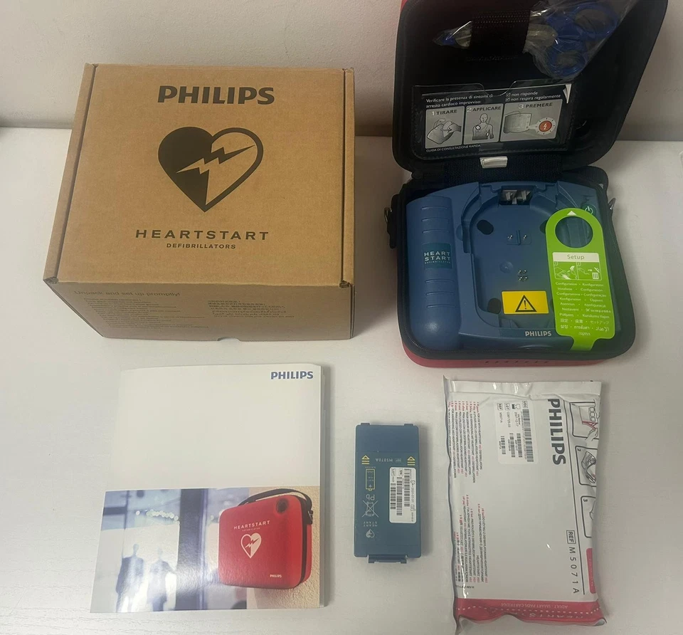 Nuovo Philips Heartstart AED HS1 M5066A Battery 2031 lingua Italiano - Immagine 2 di 3
