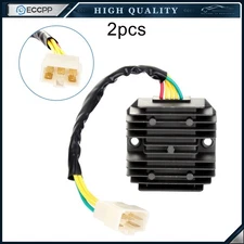 ECCPP 2Pcs Regulator Rectifier 5 Pin For Linhai 260 Touring Scooter 260cc 300cc