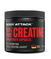 Body Attack 100% Pure Creatine - 240 Kapseln (93,72 Eur/Kg)