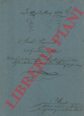 Andrea Melloni, Carotta Cristofori in Pizzoli, Antonio Tubertini, Teresa Sibano