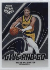 2023-24 Panini Mosaic Give and Go Tyrese Haliburton #7 11gl