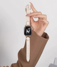 Apple 44mm watch Band, white and pink, 2 piece as a set