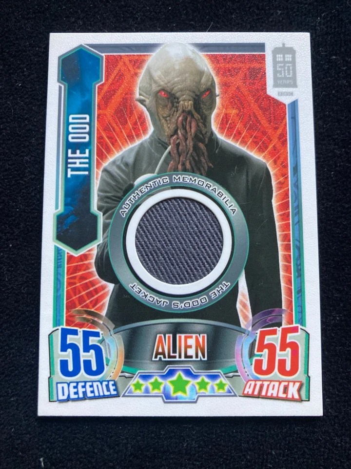 Topps Alien Attax Dr Who Costume Card Relic The Ood RARE - Image 3 of 4