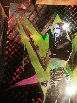 WWE JACY JAYNE TOPPS FINEST 2025 COMMON #68 /25 Red Black Vapor