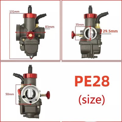 ATV Racing PE28 Vergaser für Nibbi 28 mm Vergaser für Scooter Quad Pit Dirt Bike