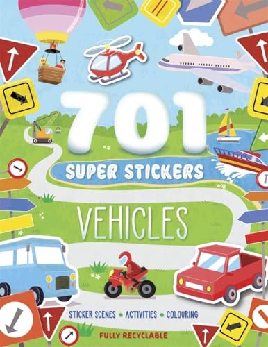 701 Super Stickers Vehicles by  Igloo Books Ltd - 9781805853657 - Image 4