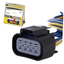 8-Pin/WireHalogen Headlight Connector Plug Harness Repair Pigtail for Fit for