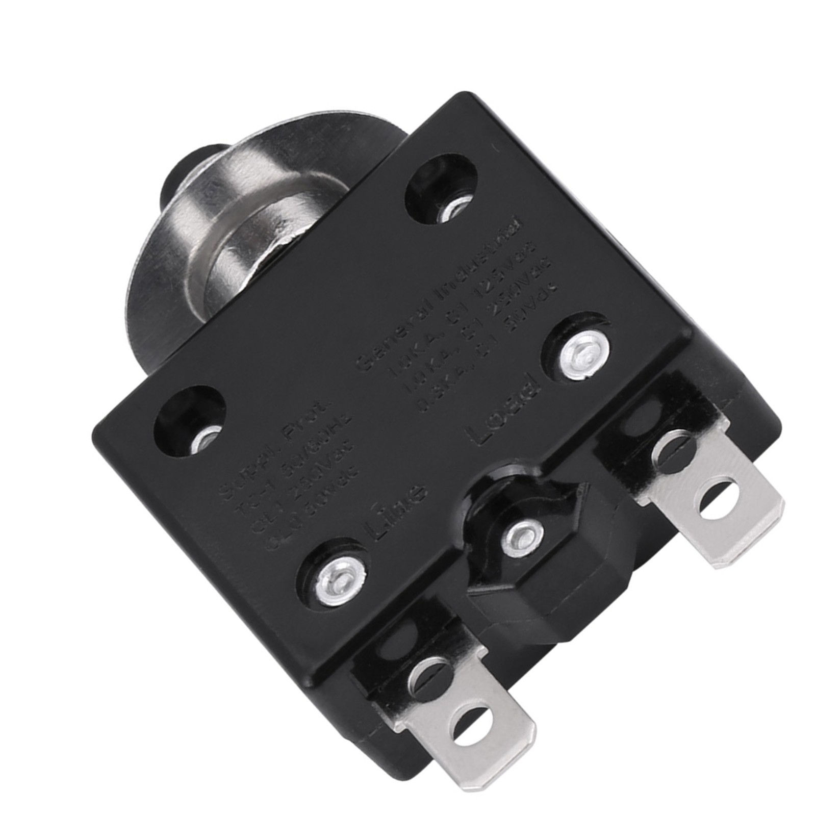 Manual Reset Circuit Breaker Compact Over Current Protector For Automotive Plast