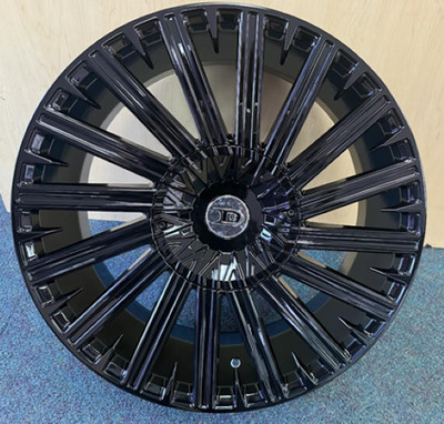 20'' Drastic DS10 Wheel   20X8.5 +35 5X114.3 + 5X120  C.B 74.2 Black Rim  