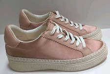 Dolce Vita Lennix Satin Shoes Copper Sneakers Size 7.5