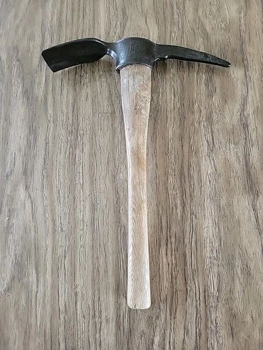 WW2 U.S. 1944 Diamond Calk Military Pick Axe Trenching Tool & Handle! L@@K!!