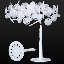 250 Pcs 10Cm Heavy Duty Plastic Insulation Masonry Fasteners, Durable Anchors Fa