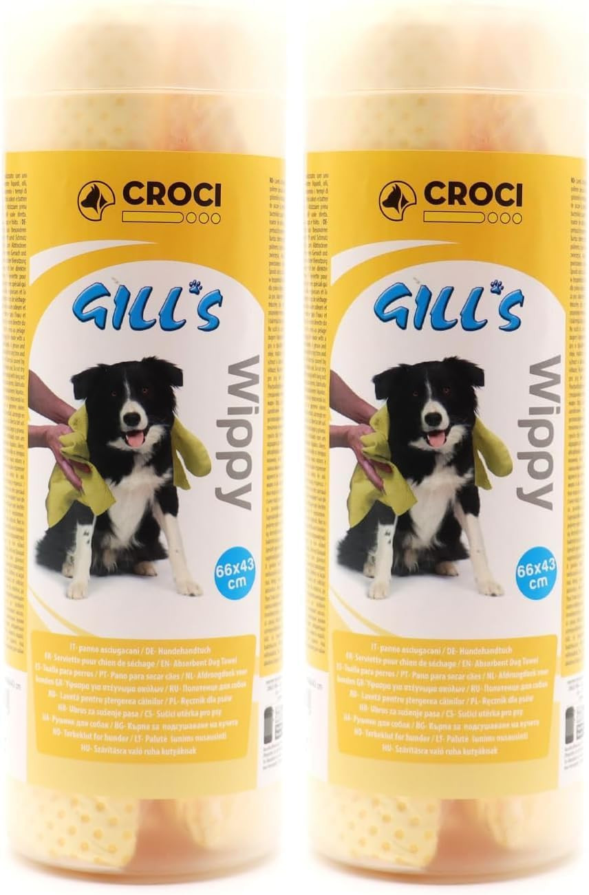 Gill'S - Panno Asciuga Cani, Asciuga I Cani Velocemente, Assorbe Liquidi, Oli E 