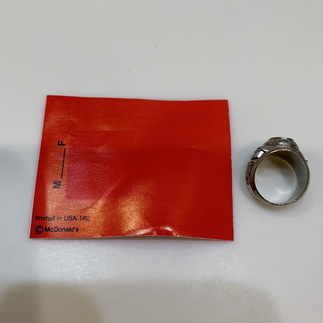 McDonald's Silver Company Employee Ring Vintage 1982 US Size 6 New