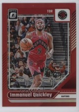 2024-25 Panini Donruss Optic Red Prizm 29/99 Immanuel Quickley #86