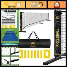 22FT Pickleball Net Set - Portable Sports Equipment for Family Fun Outdoor Gam