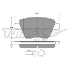 Satz Bremsbeläge Bremsklötze hinten für VW Scirocco 3 137 Touran 1T1 id32560
