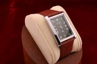 ⌚✨ Vintage Seiko Slim Quartz Gentlemen's Green Dial , Light Brown Dress Watch