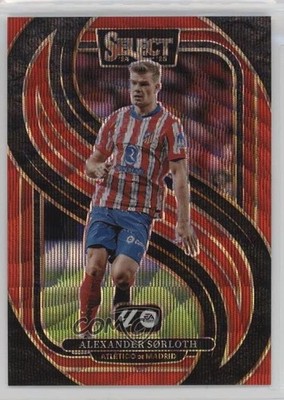 2024 Panini Select La Liga Mezzanine Red Wave Prizm 15/59 Alexander Sorloth 7y2