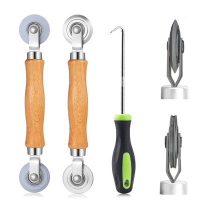 King&Charles Screen Roller Tool, Spline 3 in 1 Tools, Green 