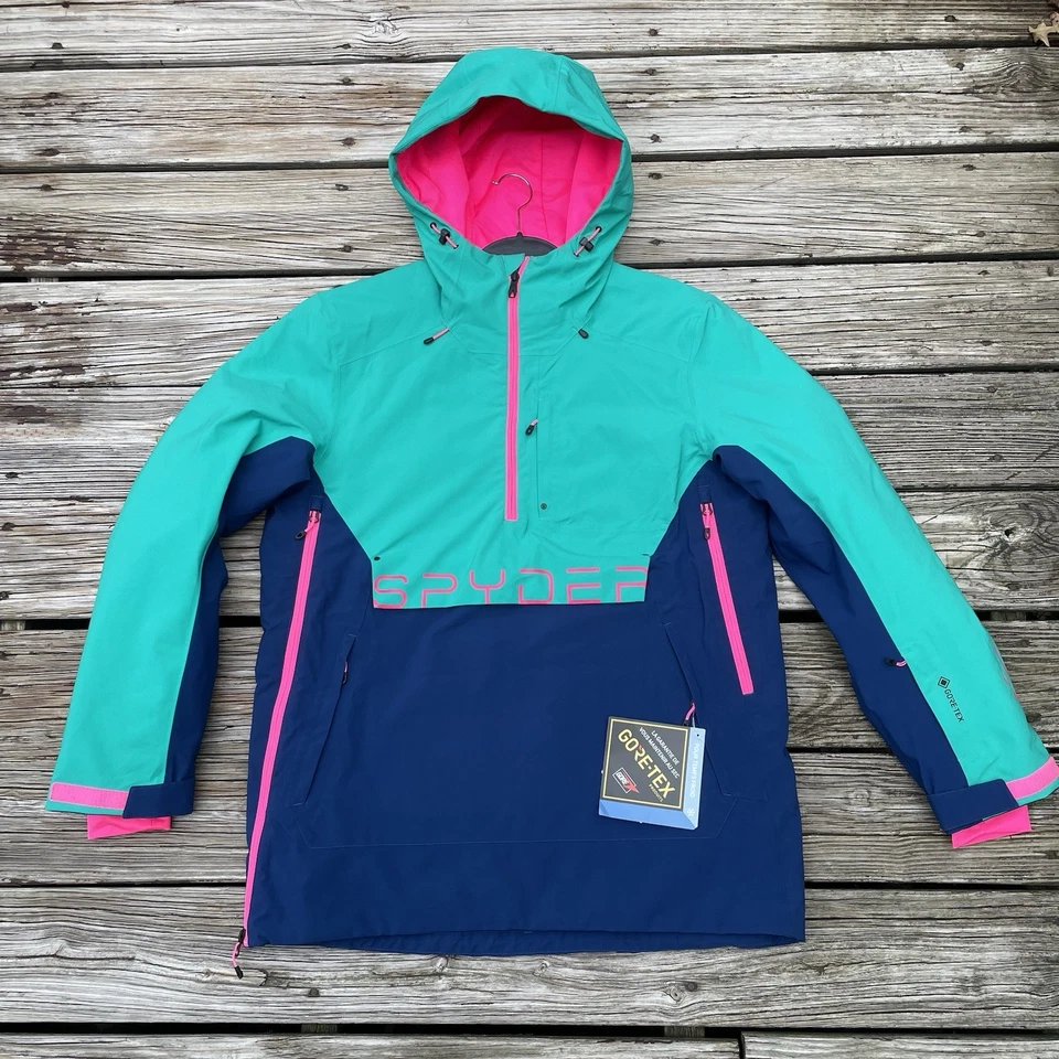 Chaqueta de esquí de buceo Spyder para hombre con aislamiento de señal Anorak - Tundra - talla L Gore-Tex Foto 2 de 4