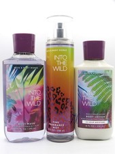 BATH  BODY WORKS INTO THE WILD BODY MIST  BODY WASH  BODY LOTION SET