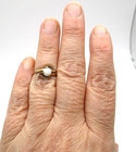 Vintage 10K Yellow Gold Opal Solitaire Ring Size 5.5 1.8 Gr [R381] — photo 4