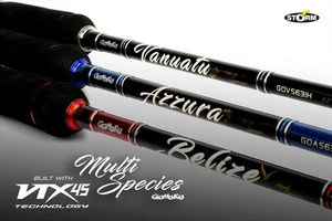 Storm Gomoku AZZURRA 6'3" 1 Piece PE1-3 GOAC631M Overhead Jigging Rod