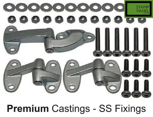 Rear Door Hinge Kit & Stainless Fixings for Land Rover Defender 90 110 83-16