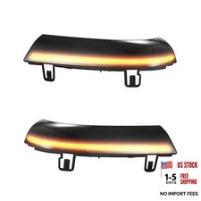Side Mirror Turn Signal Indicator Dynamic Sequential LED Light for VW Black