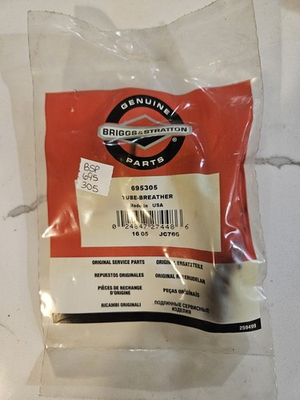 #ad Briggs And Stratton Breather Tube 695305 $21.39