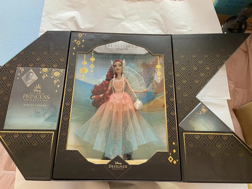 Nueva muñeca Disney Ariel Designer Collection Ultimate Princess Ashley Losada Foto 2 de 4