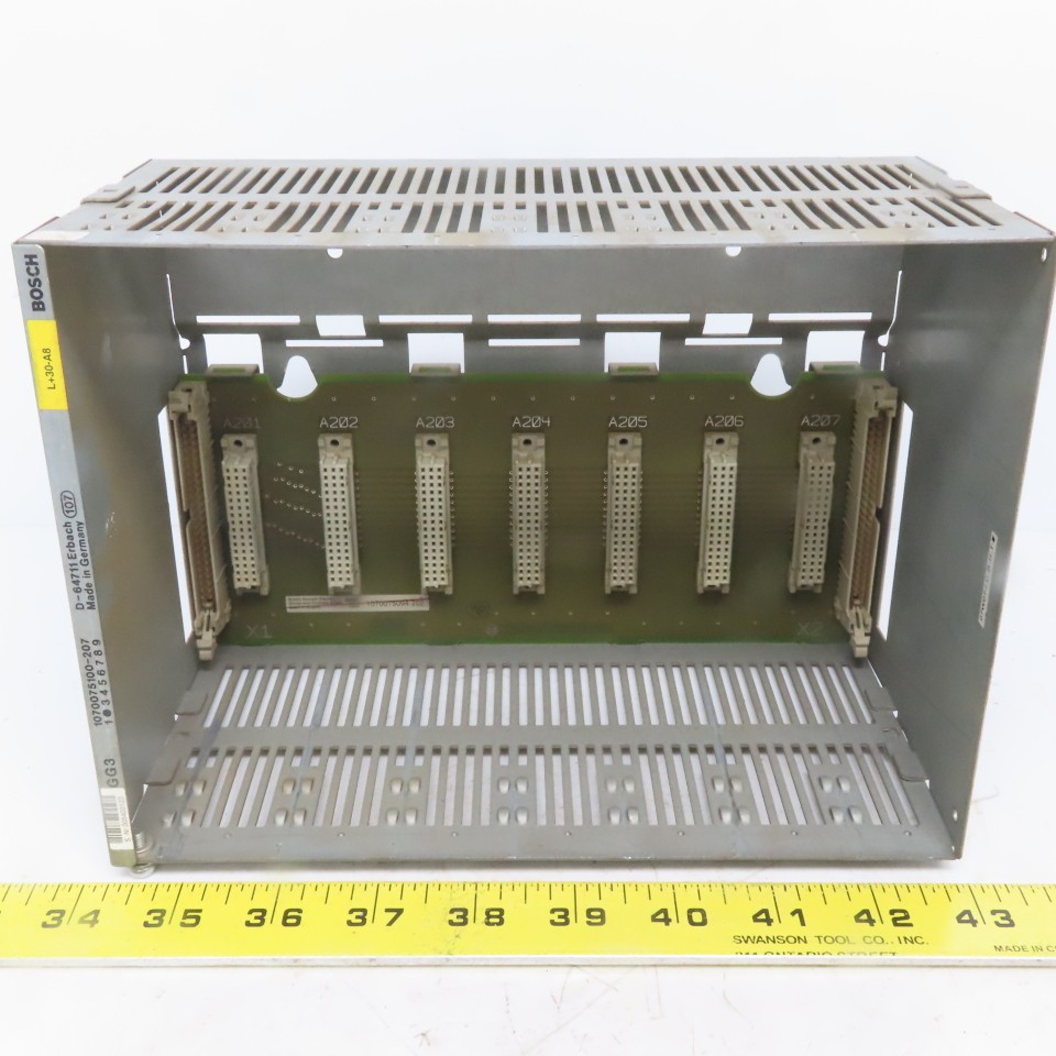 Bosch 1070075100-207 PLC 7 Slot Rack Chassis