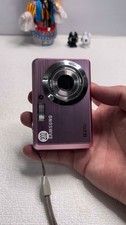 Used Samsung ES55 Pink Digital Camera 10.2MP 3x Zoom CCD Camera with Battery
