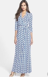 knee length dresses for ladies Abigail Silk Jersey Maxi Wrap Dress – Diane von Furstenberg main image 0