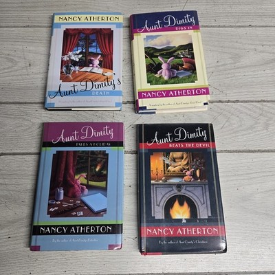 Lot of 4 Aunt Dimity books by Nancy Atherton - hardback mysteries