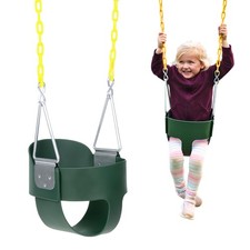 Eastern Jungle Gym Heavy-Duty High Back Full Bucket Toddler Swing Seat Coa...