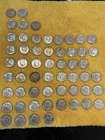 56 Kennedy Half Dollars 40% Silver 1965-1969