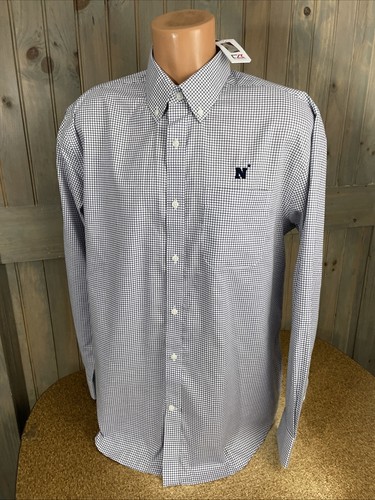 CUTTER & BUCK Long Sleeve Button Shirt Sz L NAVY NAVAL ACADEMY NWT - Picture 3 of 6