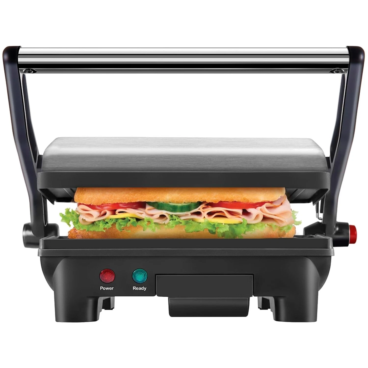 Portable 2-Slice Panini Grill