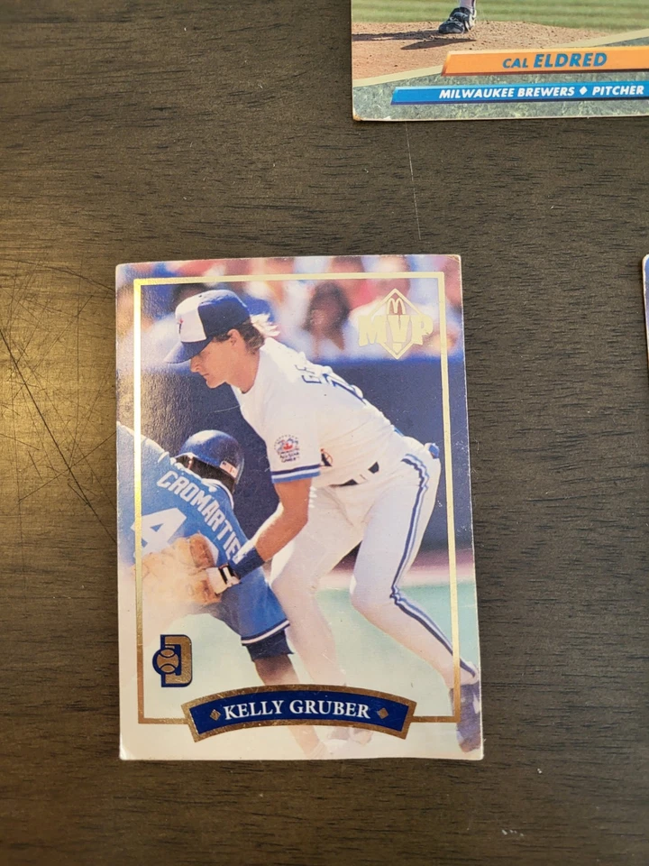 Baseball Cards (Kelley Gruber, Cal Eldred, Tom Henke) 3 Total - Image 2 of 4