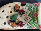 Crocs Christmas lined clogs. Sweater pattern with charms. Women's 8 or men's 6 — photo 8