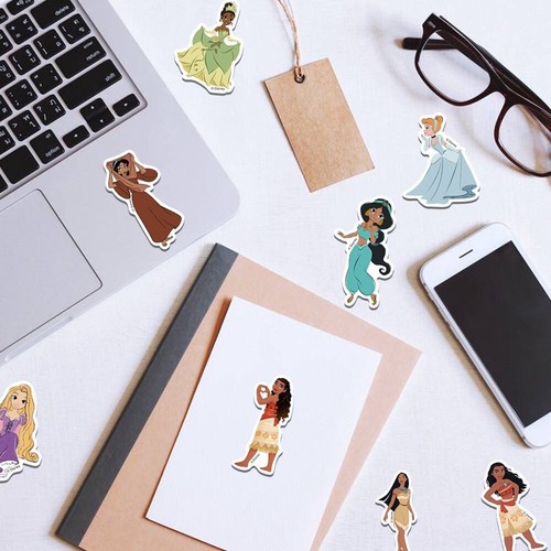 50 Cute Princess Cool Vinyl Decal Graffiti Stickers INS Skate Laptop Guitar NEW - Picture 7 of 10