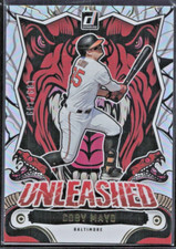 2024 Donruss Unleashed Holo 189/199 #20 Coby Mayo RC - Baltimore Orioles - MINT
