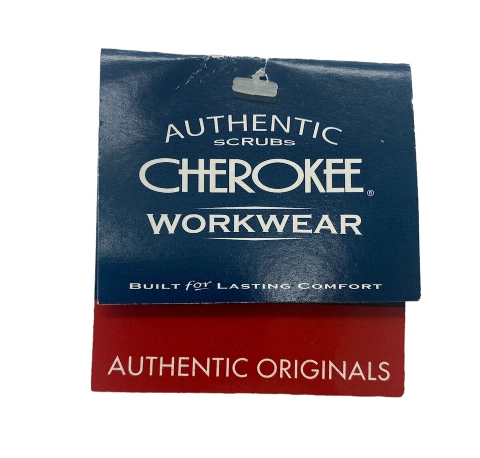 Pantalón Médico Cherokee Hombre Big Originals Carga, Blanco, Grande Alto Foto 4 de 4