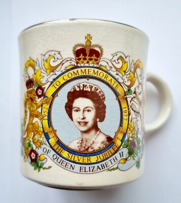 VINTAGE (EXTREM SELTEN) 1977 GEDENKTASSE CITY OF ELY TOP ZUSTAND 