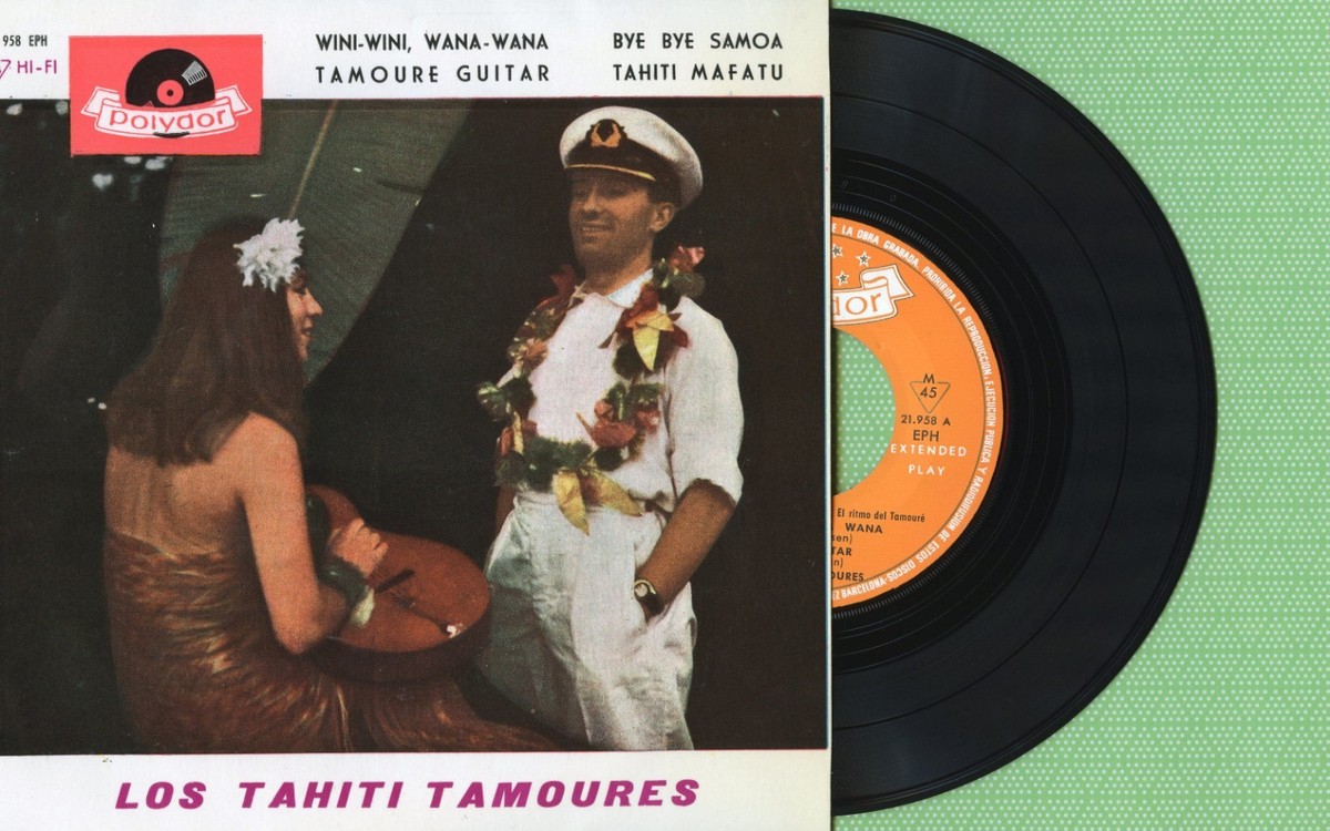 LOS TAHITI TAMOURES / Wini-Wini, Bye Samoa / POLYDOR 21958 EPH
