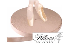Pointe Shoe Solid Elastic Universal Pink PillowsforPointes - 3,4,5,6, and 7 feet